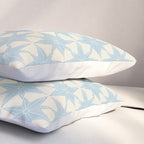 Baby Blue Paper Stars Large  Pillow Sham Gallery Image 3