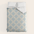 Baby Blue Paper Stars Large  Duvet Cover Gallery Image 6