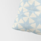 Baby Blue Paper Stars Large  Pillow Sham Gallery Image 4