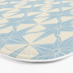 Baby Blue Paper Stars Large  Bath Mat Gallery Image 3