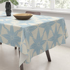 Baby Blue Paper Stars Large  Tablecloth Gallery Image 3