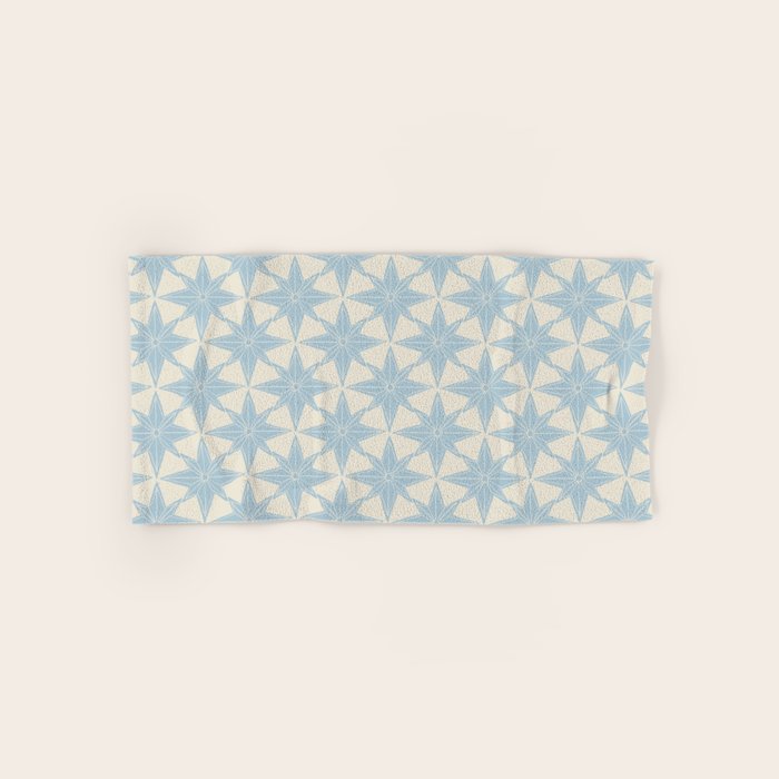 Baby Blue Paper Stars Large  Bath Towel Gallery Image 1