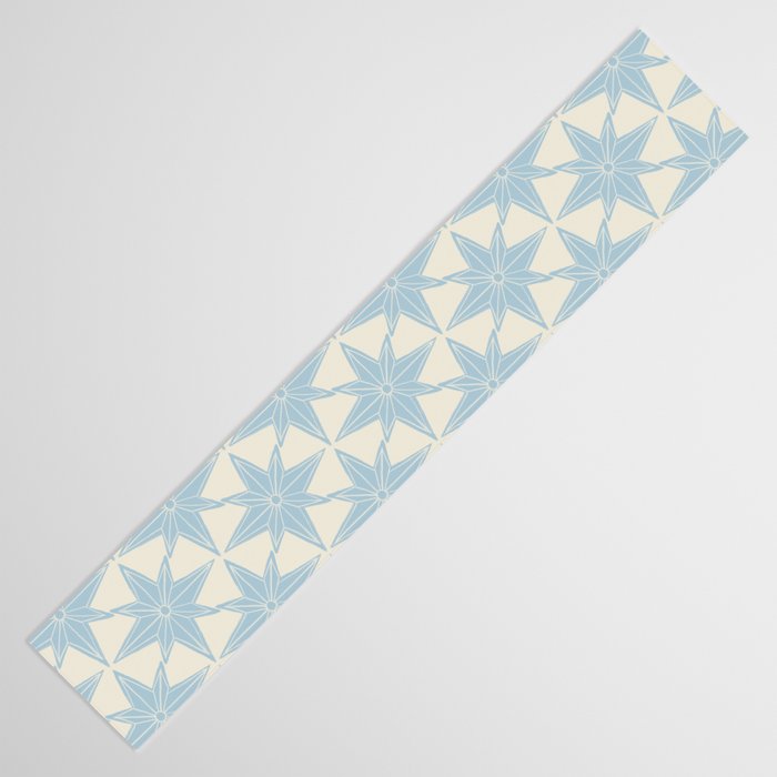 Baby Blue Paper Stars Large  Table Runner Gallery Image 3
