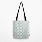 Baby Blue Paper Stars Large  Tote Bag Gallery Image 2