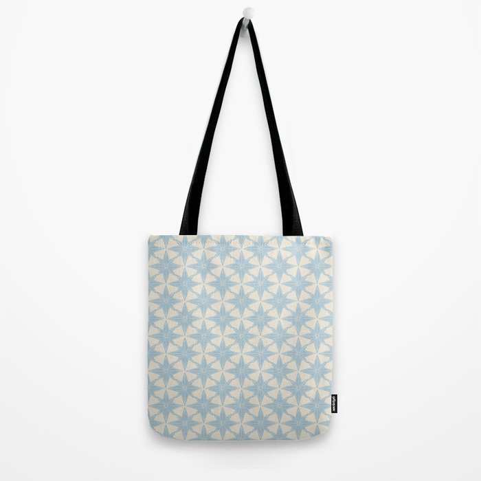 Baby Blue Paper Stars Large  Tote Bag Gallery Image 2