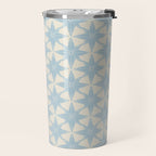 Baby Blue Paper Stars Large  Travel Mug Gallery Image 2