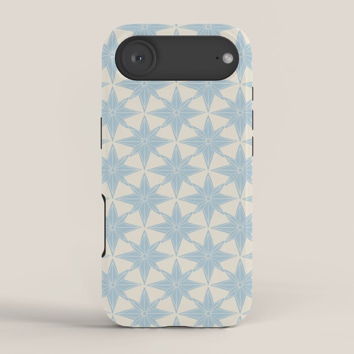 Baby Blue Paper Stars Large  iPhone Case Gallery Image 2