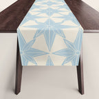 Baby Blue Paper Stars Large  Table Runner Gallery Image 1