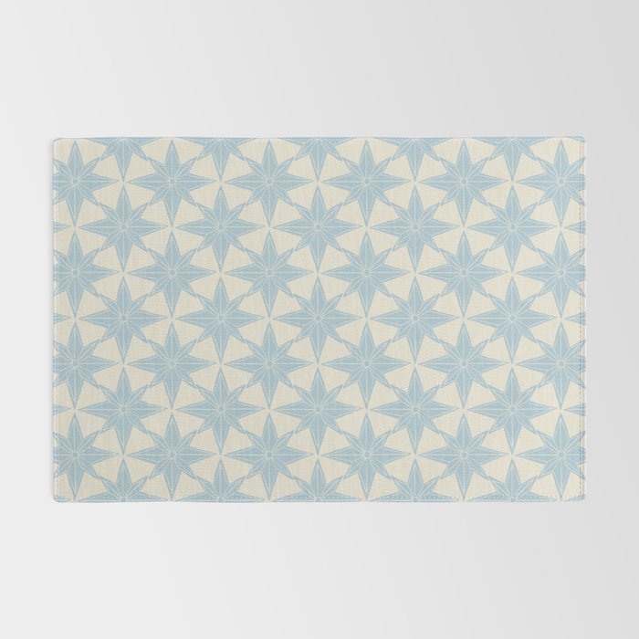 Baby Blue Paper Stars Large  Rug Gallery Image 2