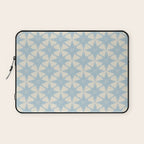 Baby Blue Paper Stars Large  Laptop Sleeve Gallery Image 1