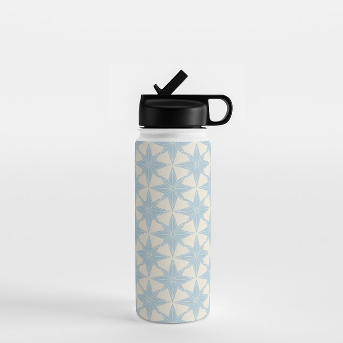 Baby Blue Paper Stars Large  Water Bottle Gallery Image 1