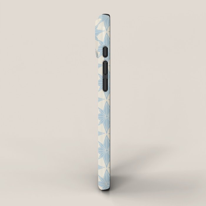 Baby Blue Paper Stars Large  iPhone Case Gallery Image 2