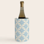Baby Blue Paper Stars Large  Wine Chiller Gallery Image 1