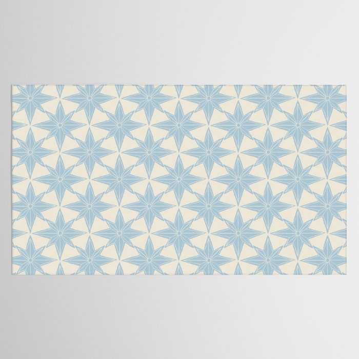 Baby Blue Paper Stars Large  Tablecloth Gallery Image 2