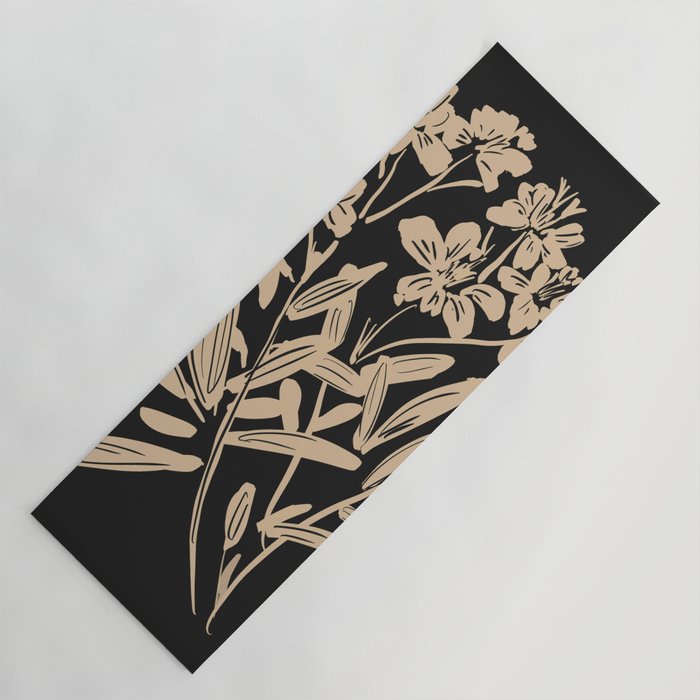 Minimalist Flowers  Yoga Mat Gallery Image 1