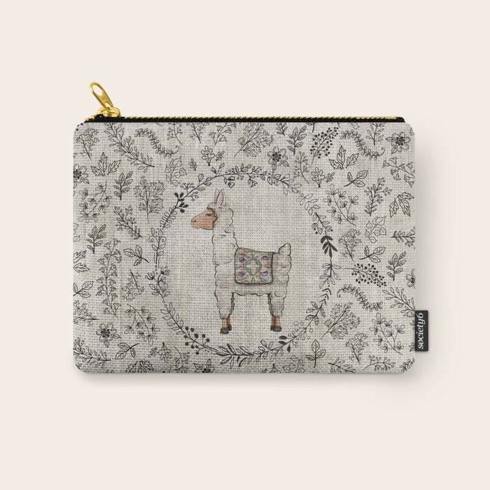 Lala Llama Carry All Pouch Gallery Image 1