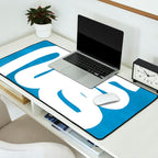 Baby Blue Wiggle Run Desk Mat Gallery Image 2
