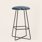 Gradient Arch II Natural Blue Mid Century Modern Rainbow Stool Gallery Image 1