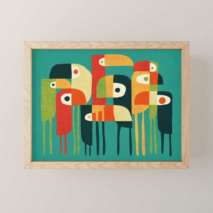 Toucan Mini Art Print Gallery Image 1