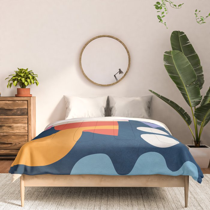 Modern Abstract Art 41 Comforter Gallery Image 3