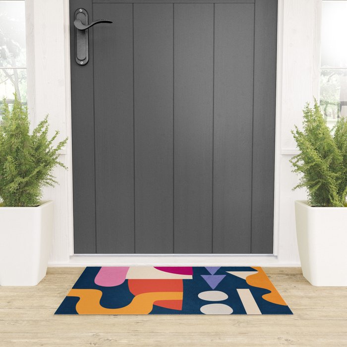 Modern Abstract Art 41 Welcome Mat Gallery Image 3