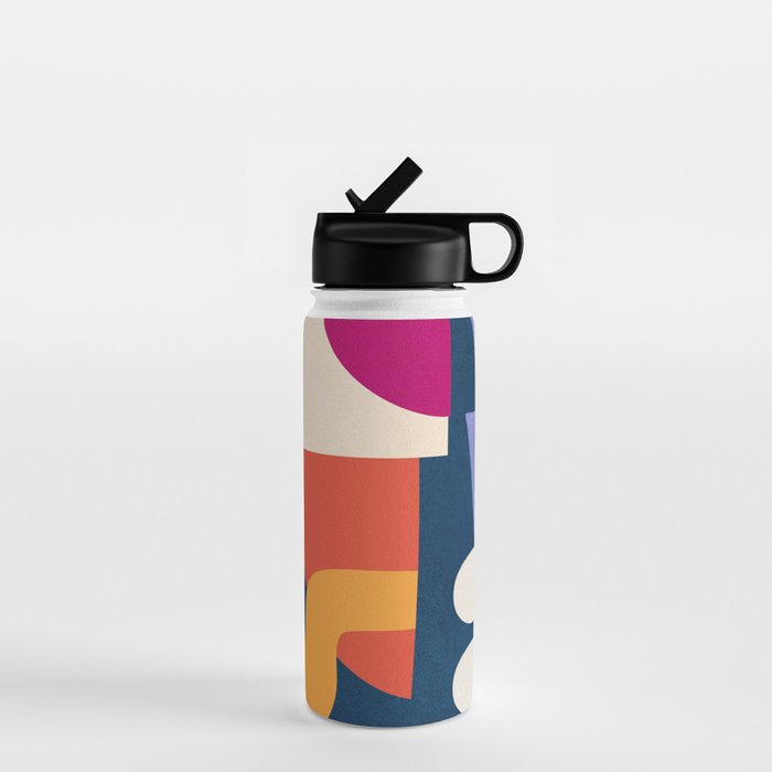 Modern Abstract Art 41 Water Bottle Gallery Image 1