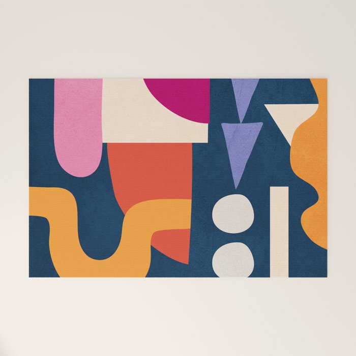 Modern Abstract Art 41 Welcome Mat Gallery Image 1