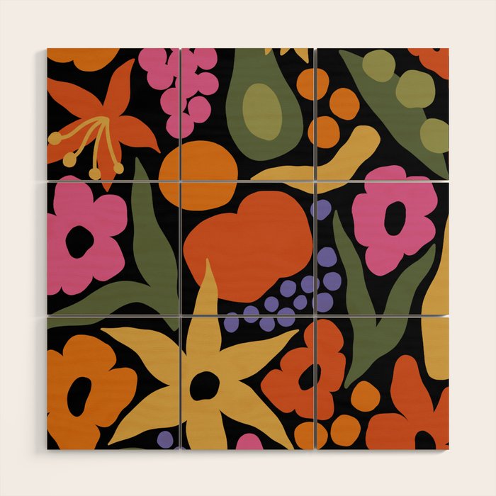 Larchmont Village Farmers Market Wood Wall Art Gallery Image 1