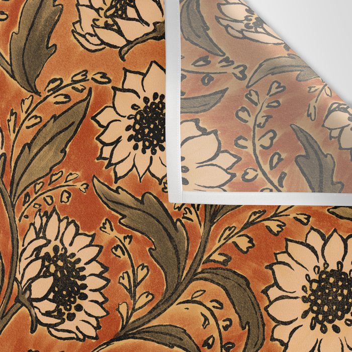 Sunflowers - Rust Wall Tapestry Gallery Image 3