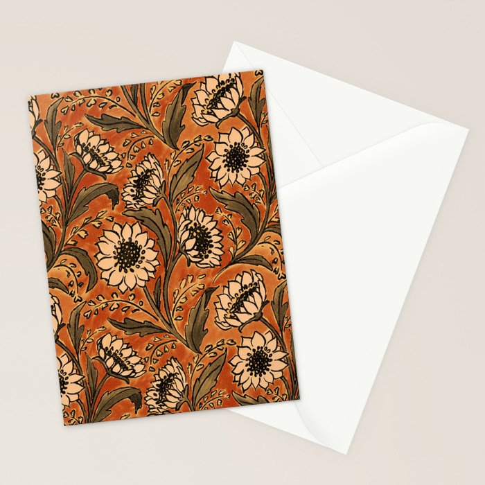 Sunflowers - Rust Stationery Card Gallery Image 2