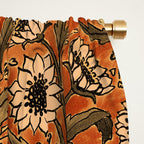 Sunflowers - Rust Window Curtain Gallery Image 2