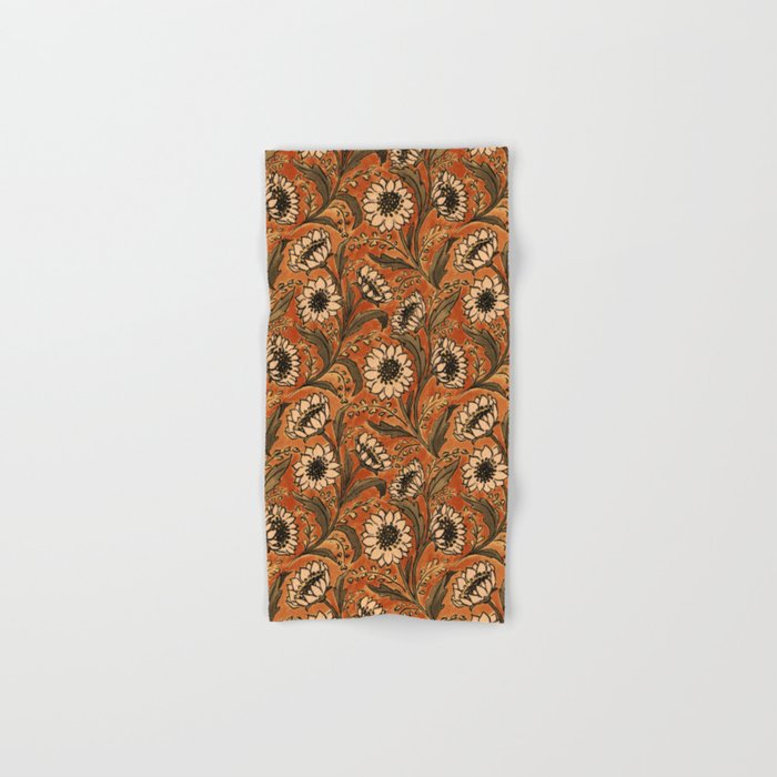 Sunflowers - Rust Bath Towel Gallery Image 1