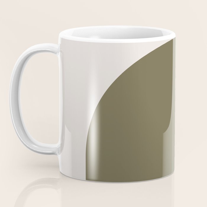 Arch (Olive & Cream) Coffee Mug Gallery Image 3