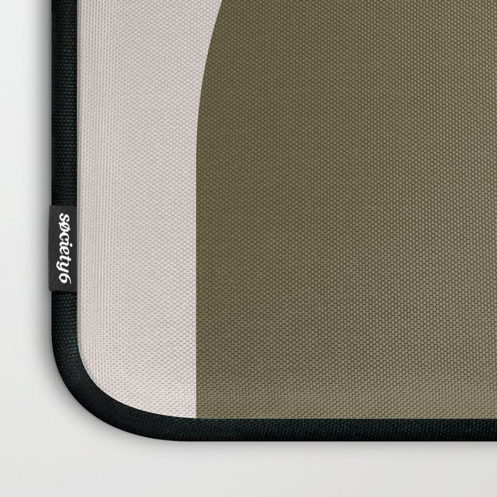 Arch (Olive & Cream) Laptop Sleeve Gallery Image 3