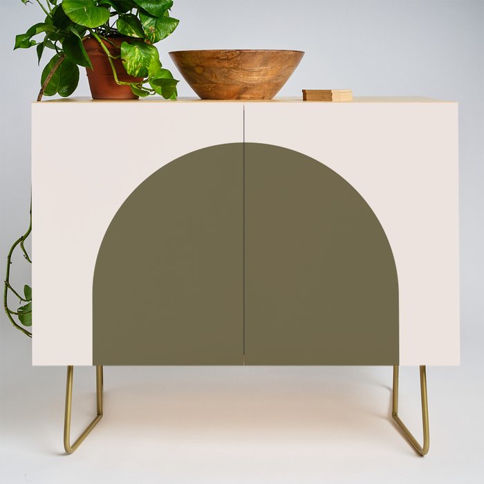 Arch (Olive & Cream) Credenza Gallery Image 1