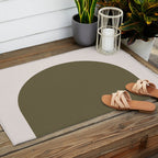 Arch (Olive & Cream) Outdoor Rug Gallery Image 2