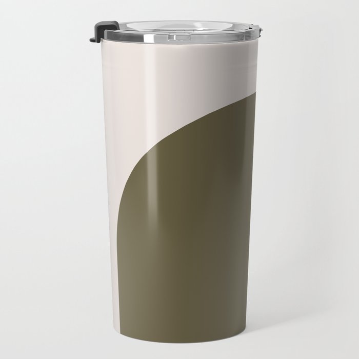 Arch (Olive & Cream) Travel Mug Gallery Image 3
