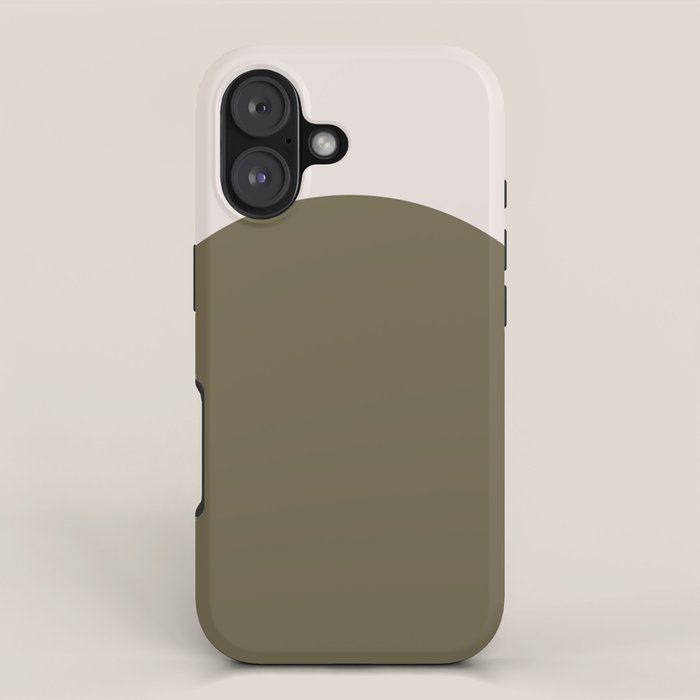 Arch (Olive & Cream) iPhone Case Gallery Image 1