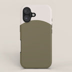 Arch (Olive & Cream) iPhone Case Gallery Image 1