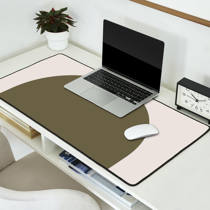 Arch (Olive & Cream) Desk Mat Gallery Image 2