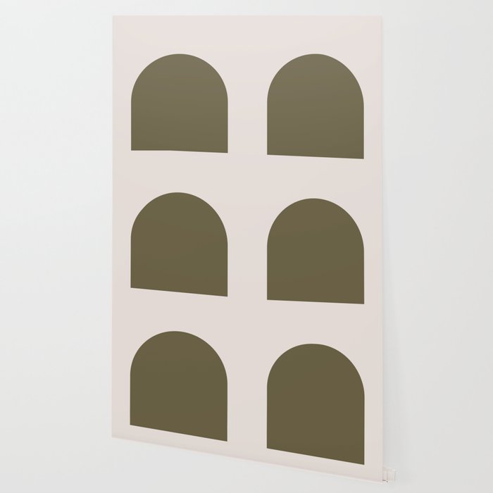 Arch (Olive & Cream) Wallpaper Gallery Image 2