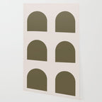 Arch (Olive & Cream) Wallpaper Gallery Image 2