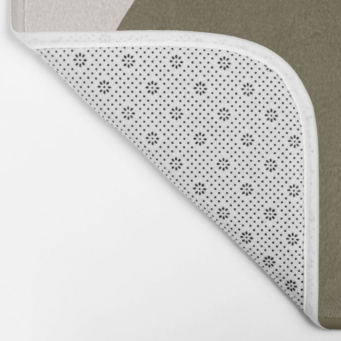 Arch (Olive & Cream) Bath Mat Gallery Image 2