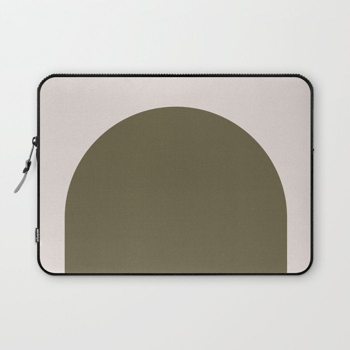 Arch (Olive & Cream) Laptop Sleeve Gallery Image 1