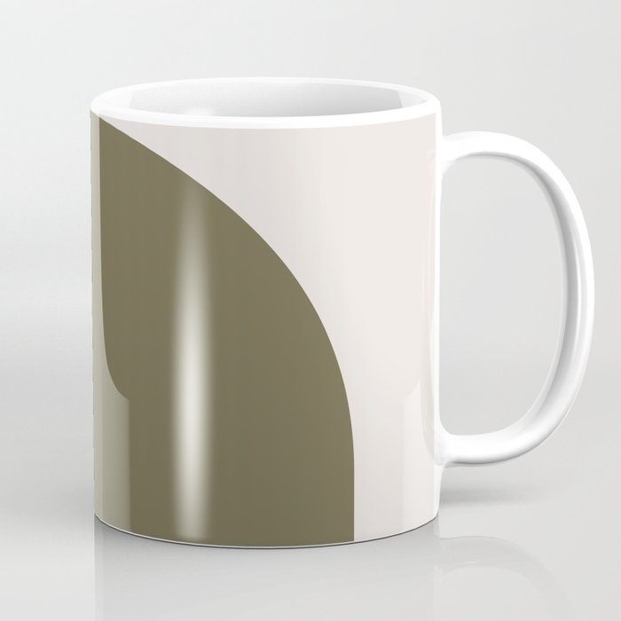 Arch (Olive & Cream) Coffee Mug Gallery Image 1