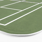 Tennis Court From Above | Illustration  Bath Mat Gallery Image 3