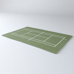 Tennis Court From Above | Illustration  Rug Gallery Image 3