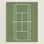 Tennis Court From Above | Illustration  Jigsaw Puzzle Gallery Image 1