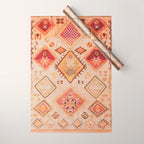 Traditional Oriental Desert Bohemian Moroccan Style  Wrapping Paper Gallery Image 1