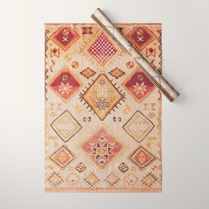 Traditional Oriental Desert Bohemian Moroccan Style  Wrapping Paper Gallery Image 1